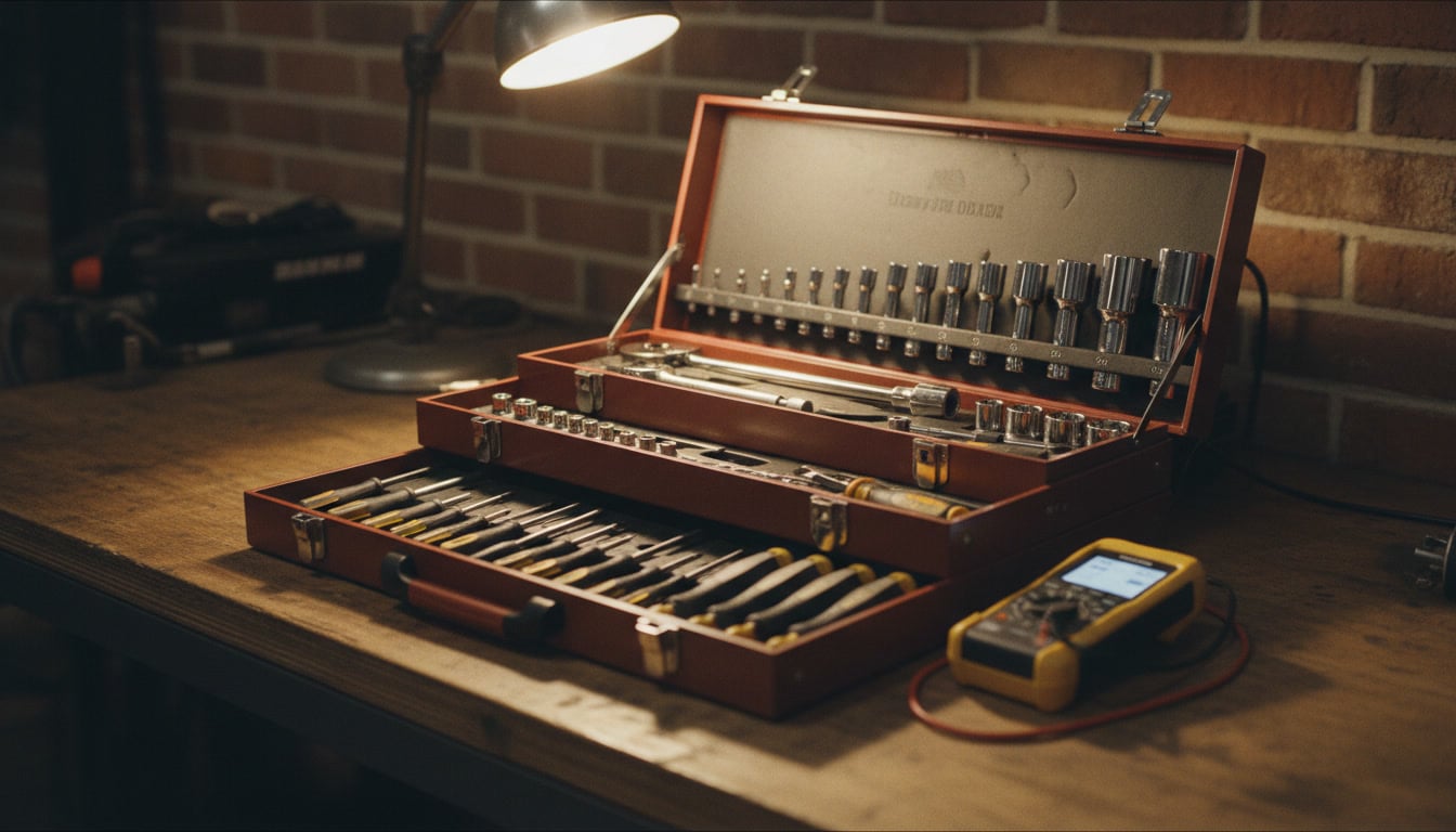 Outil pour mécanique auto : le kit complet pour bricoler chez soi