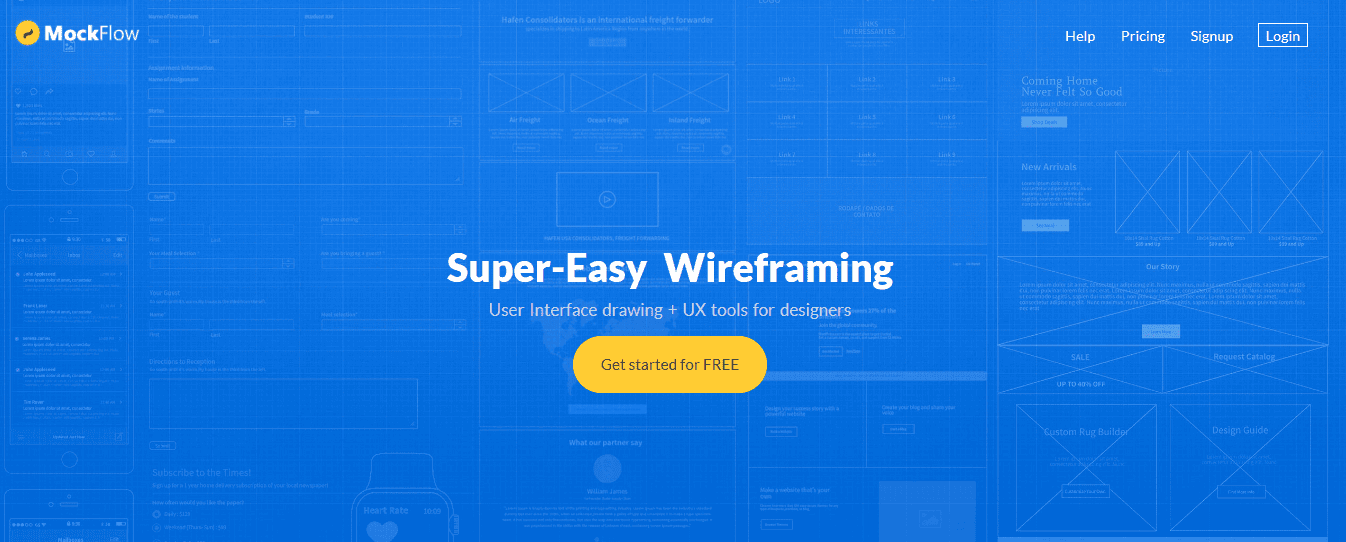 MockFlow - wireframe tools