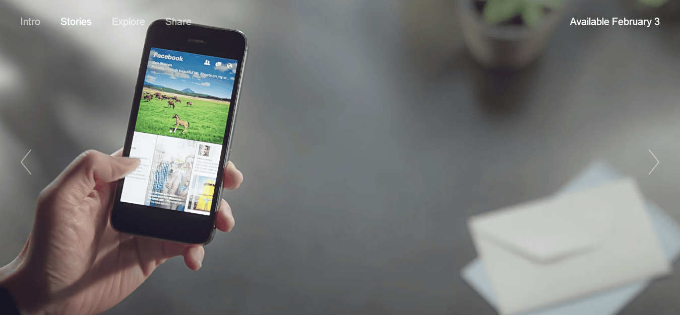 Facebook Paper Preview
