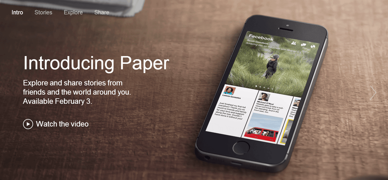 Facebook Paper