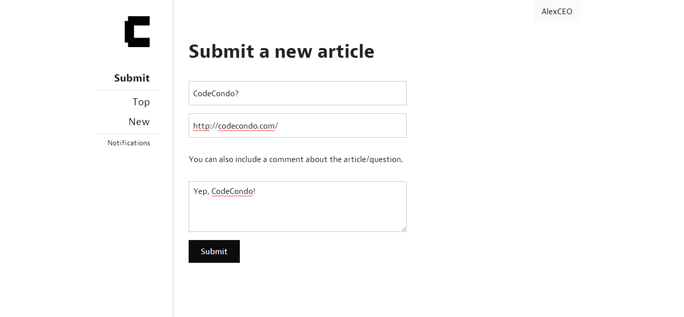 The Currency - Submit a New Article