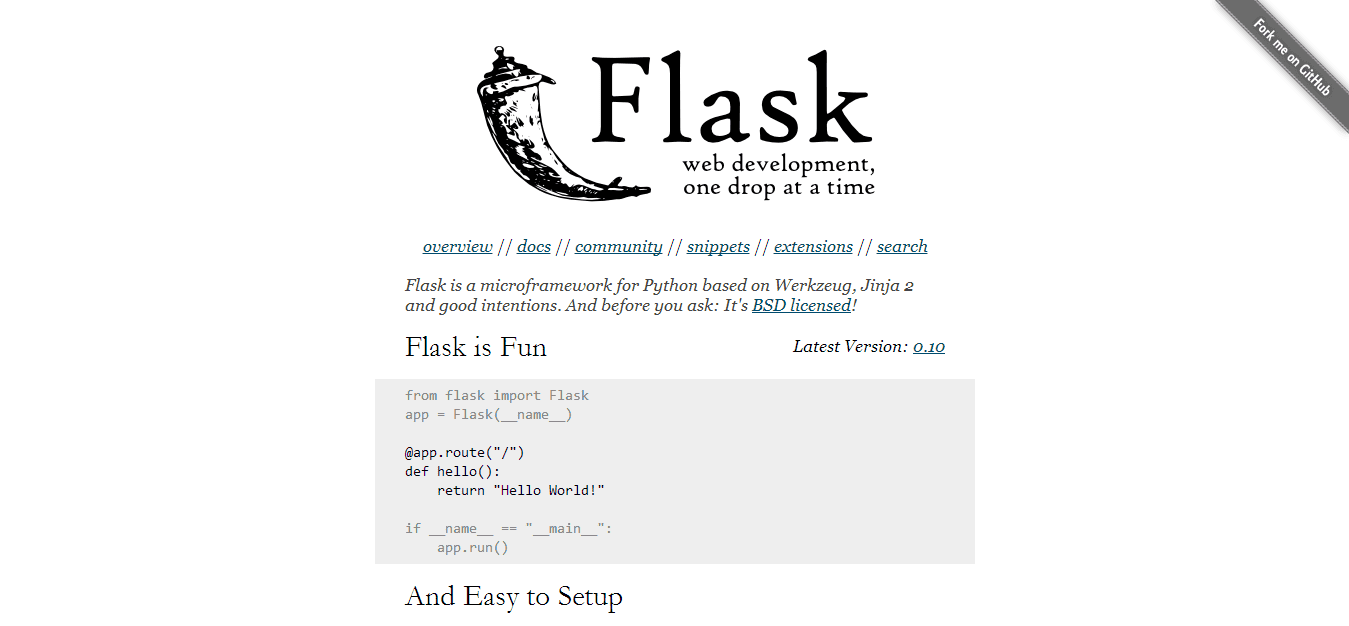 Welcome Flask A Python Microframework