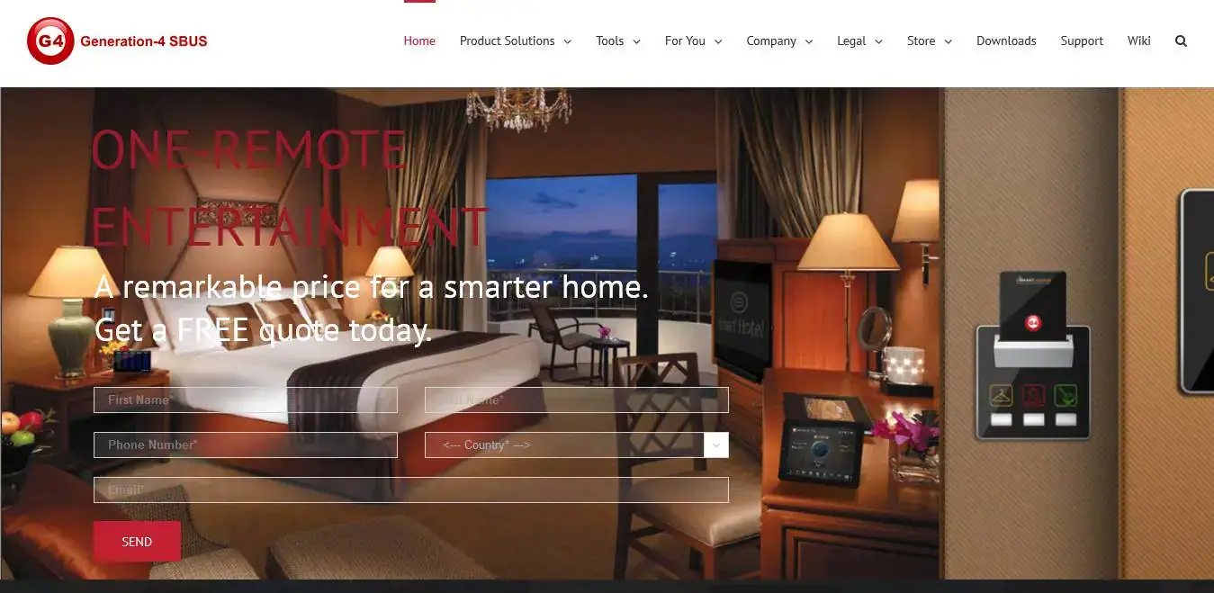 Smart G4 website
