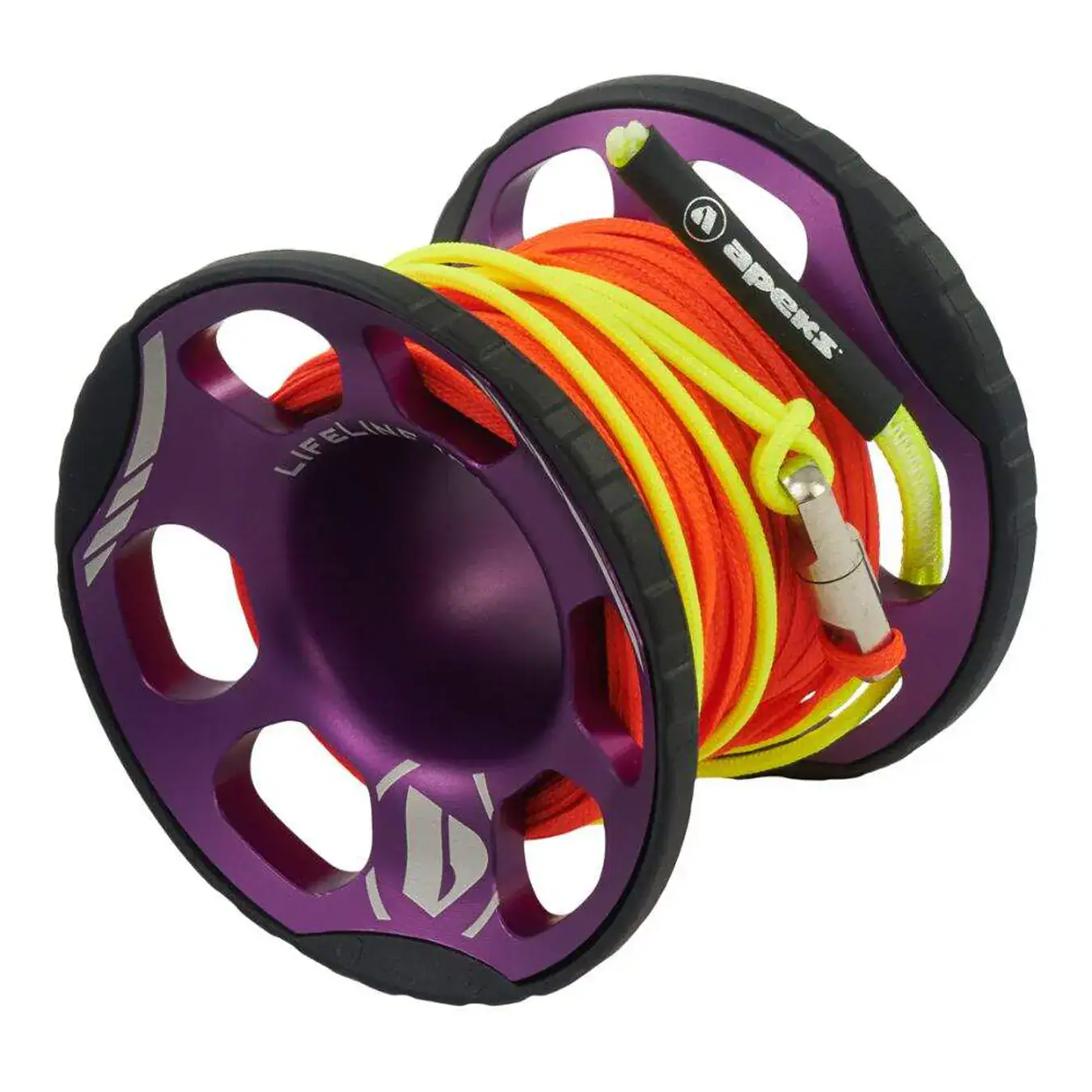 Apeks Lifeline Spool 15m mit Edelstahl Karabiner