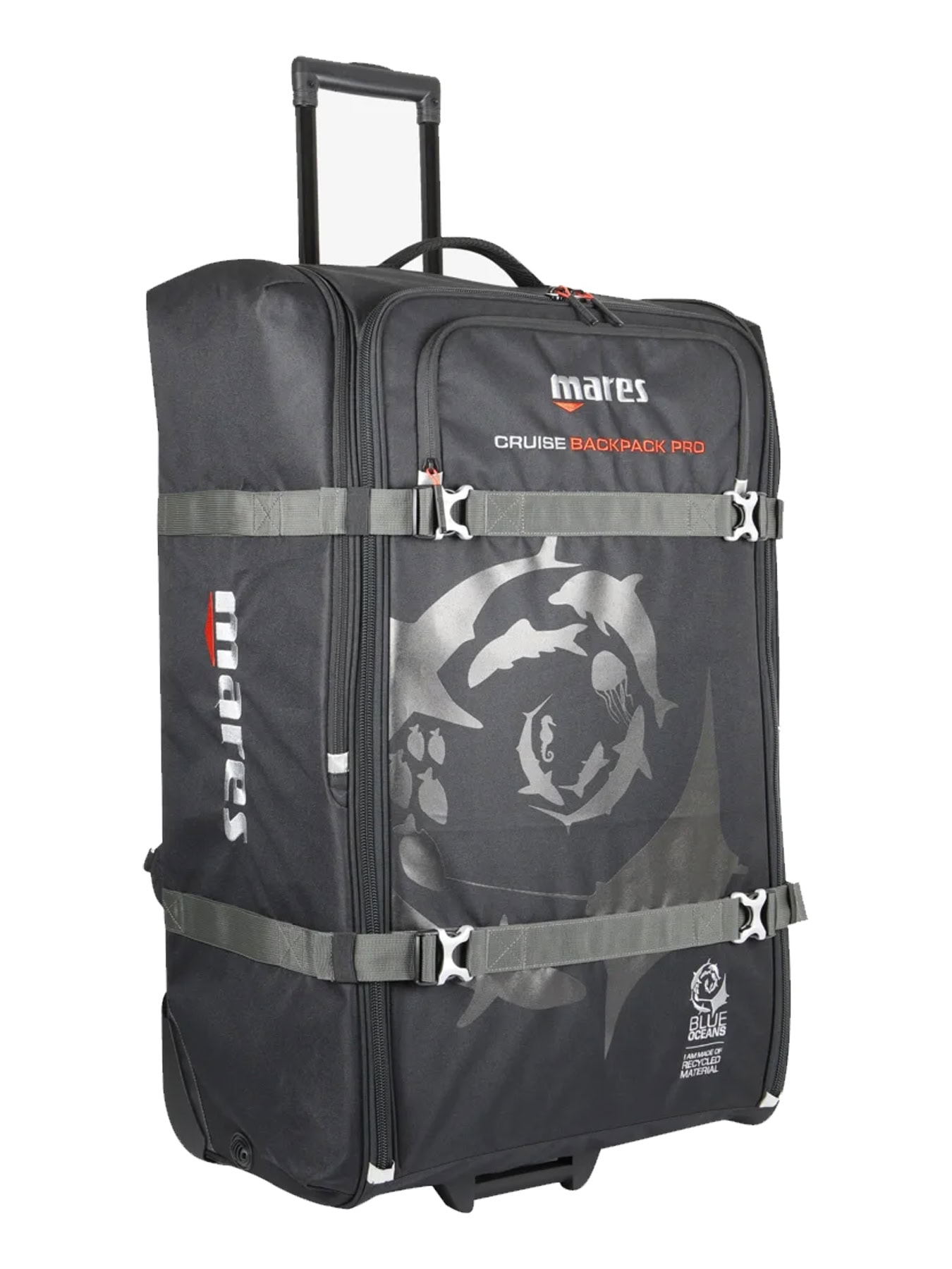 Mares Cruise Backpack Pro Tauchtasche mit Rollen und Rucksackfunktion