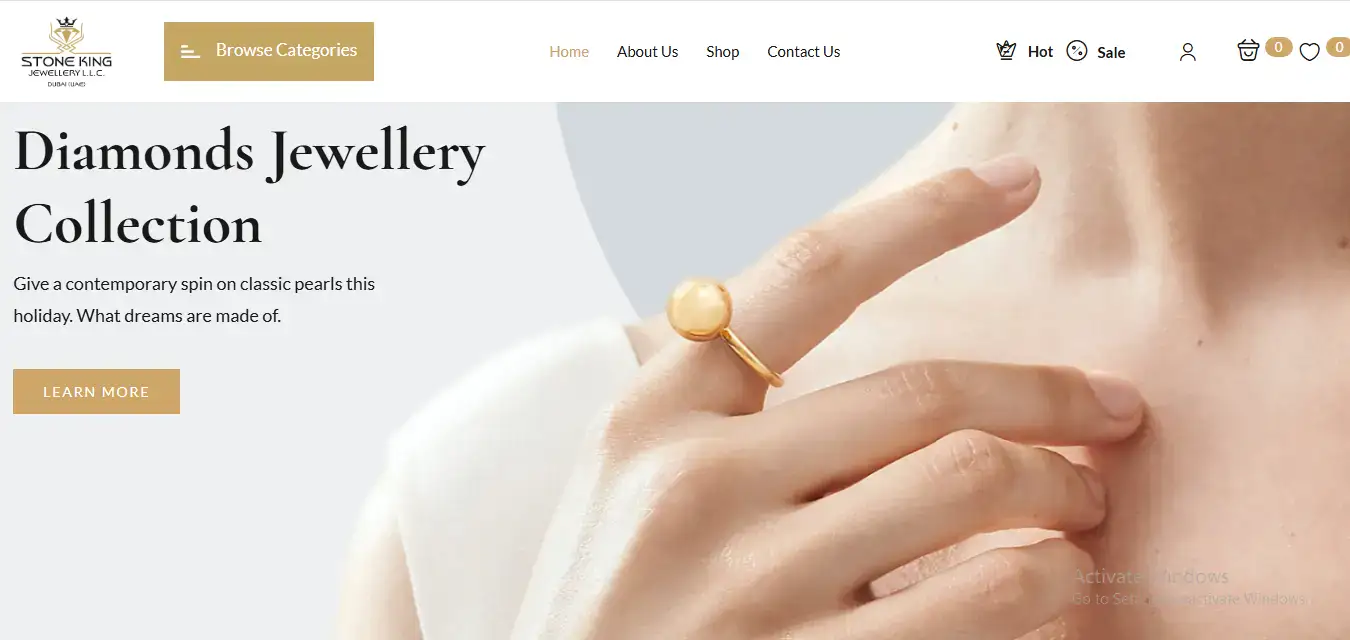 Stone King Jewelry website