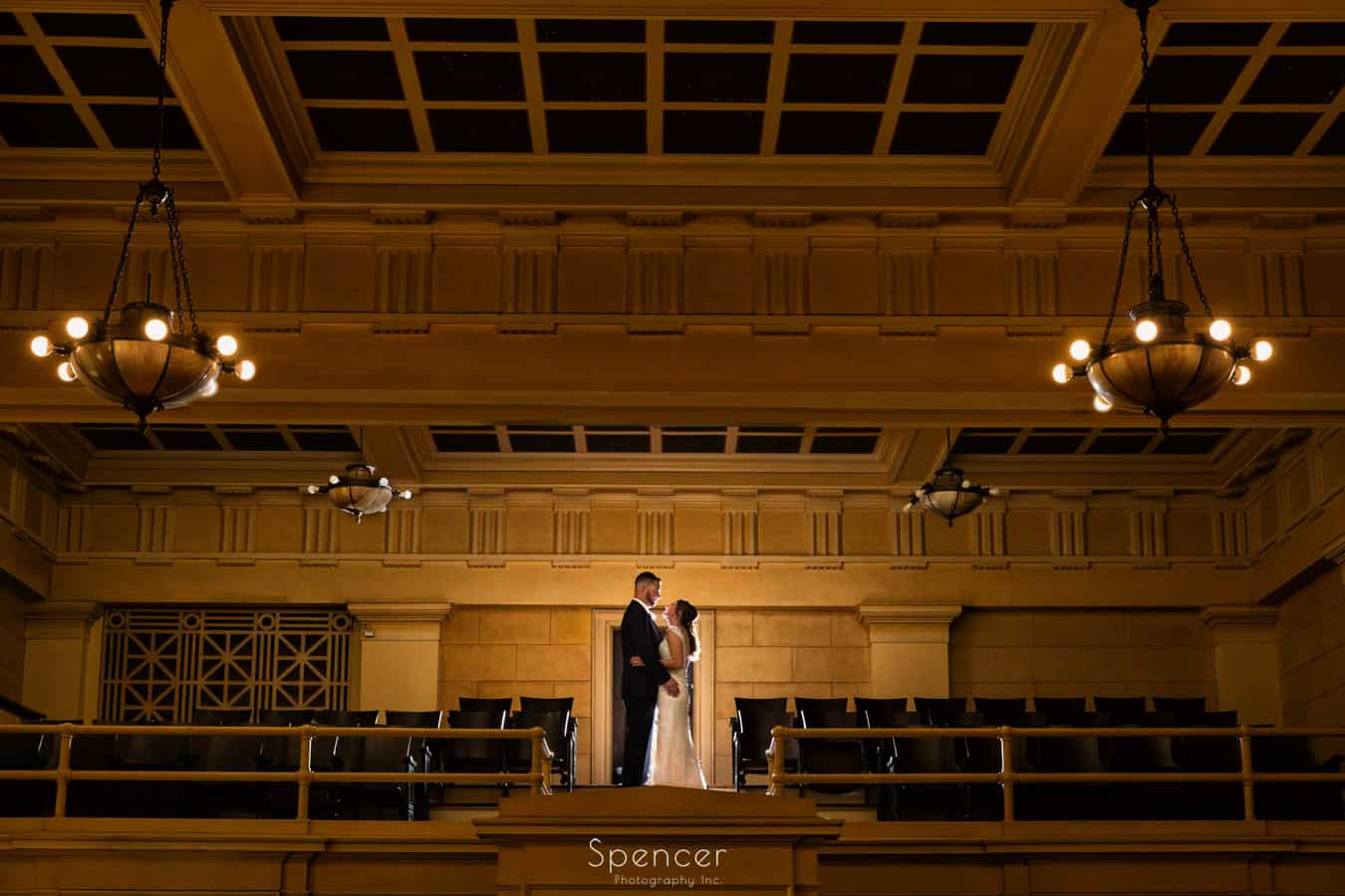 wedding day picture at greystone hall akron