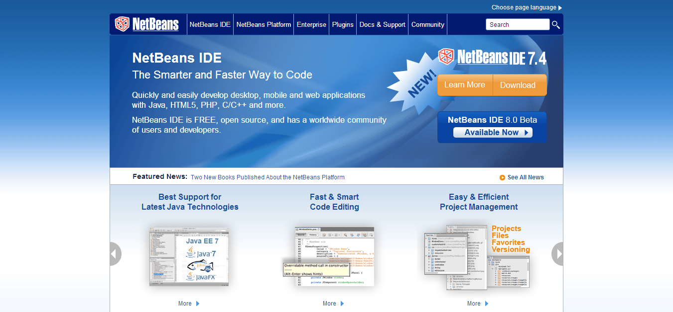 Welcome to NetBeans