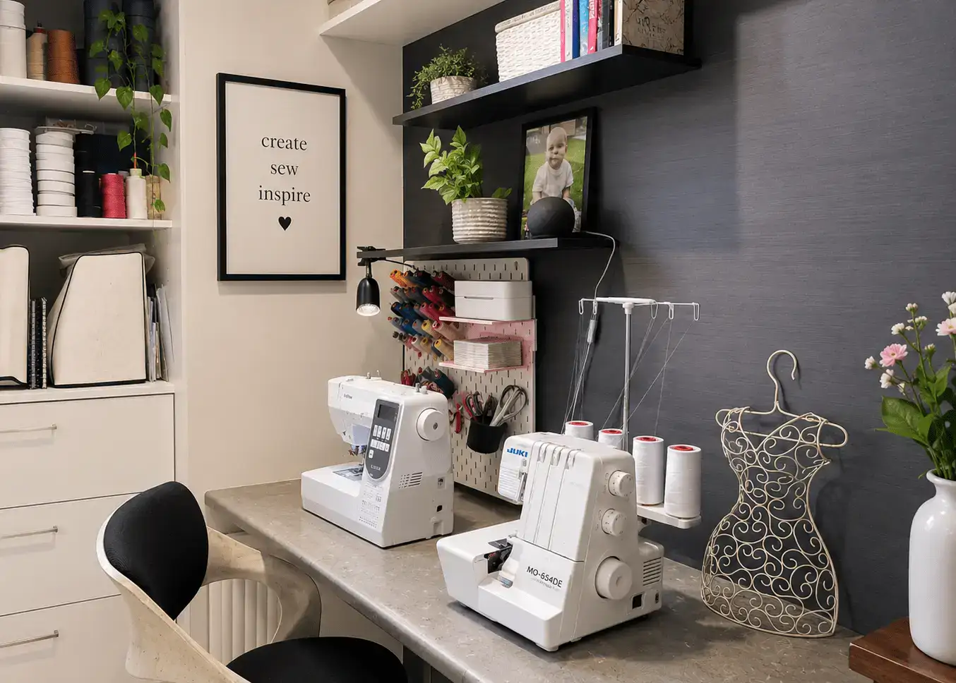 My Sewing Space where I create my Handmade baby and children's clothing collections