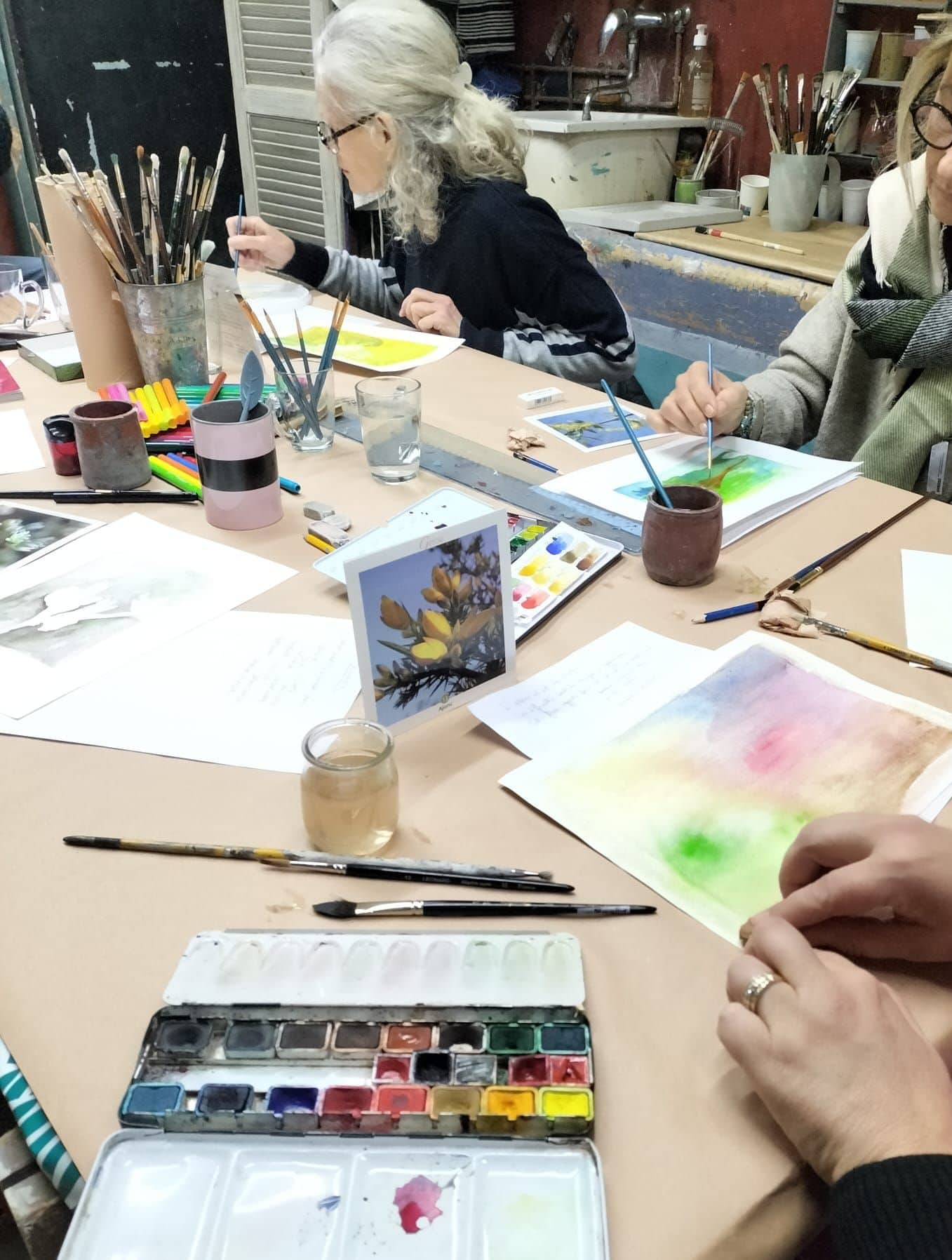 Atelier peinture des fleurs de Bach