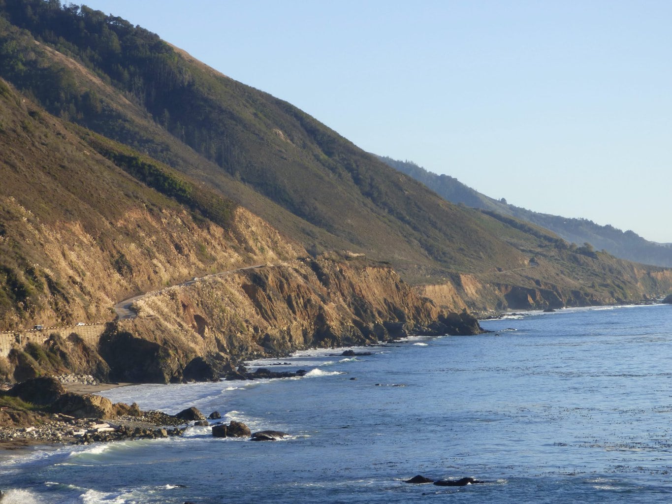 Highway 1 - vue sur la route