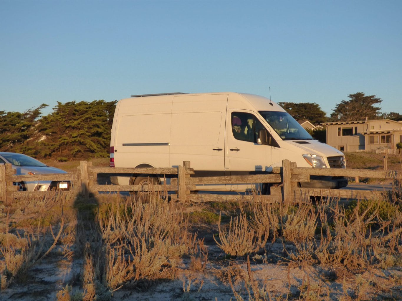 Monterey - Sprinter au coucher du soleil