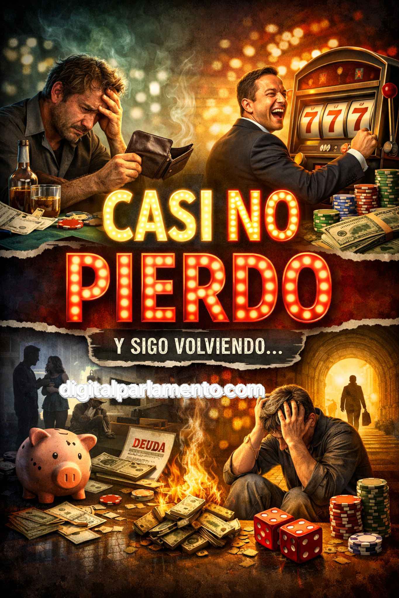 Psicología de las adicciones, consecuencias financieras del juego patológico y ayuda para dejar el casino.