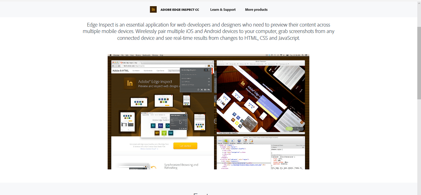 Adobe edge inspect