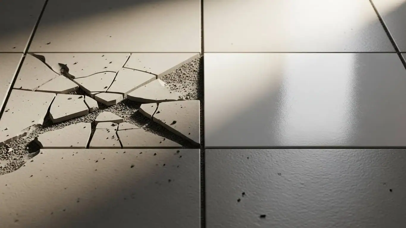 how to replace a broken tile