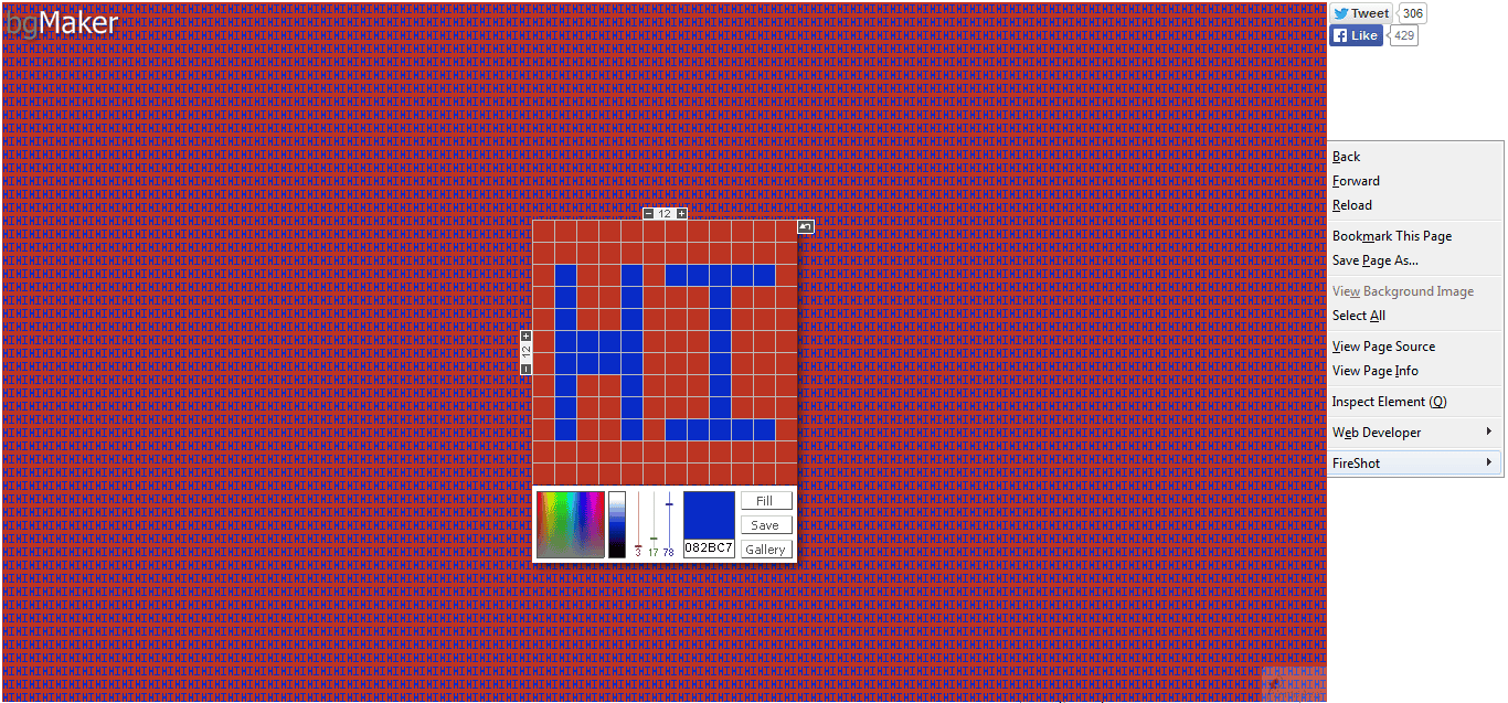 bgMaker III Background maker II Tiled Background generator I Web Background maker