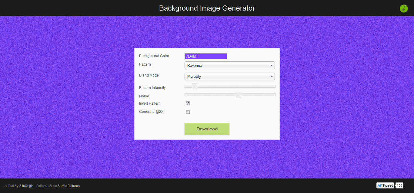 Background Image Generator - SiteOrigin