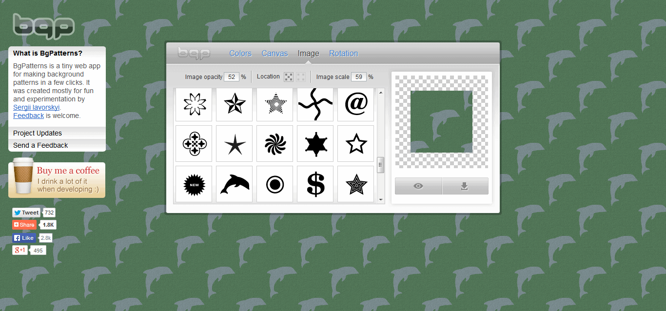BgPatterns — Background Patterns Maker