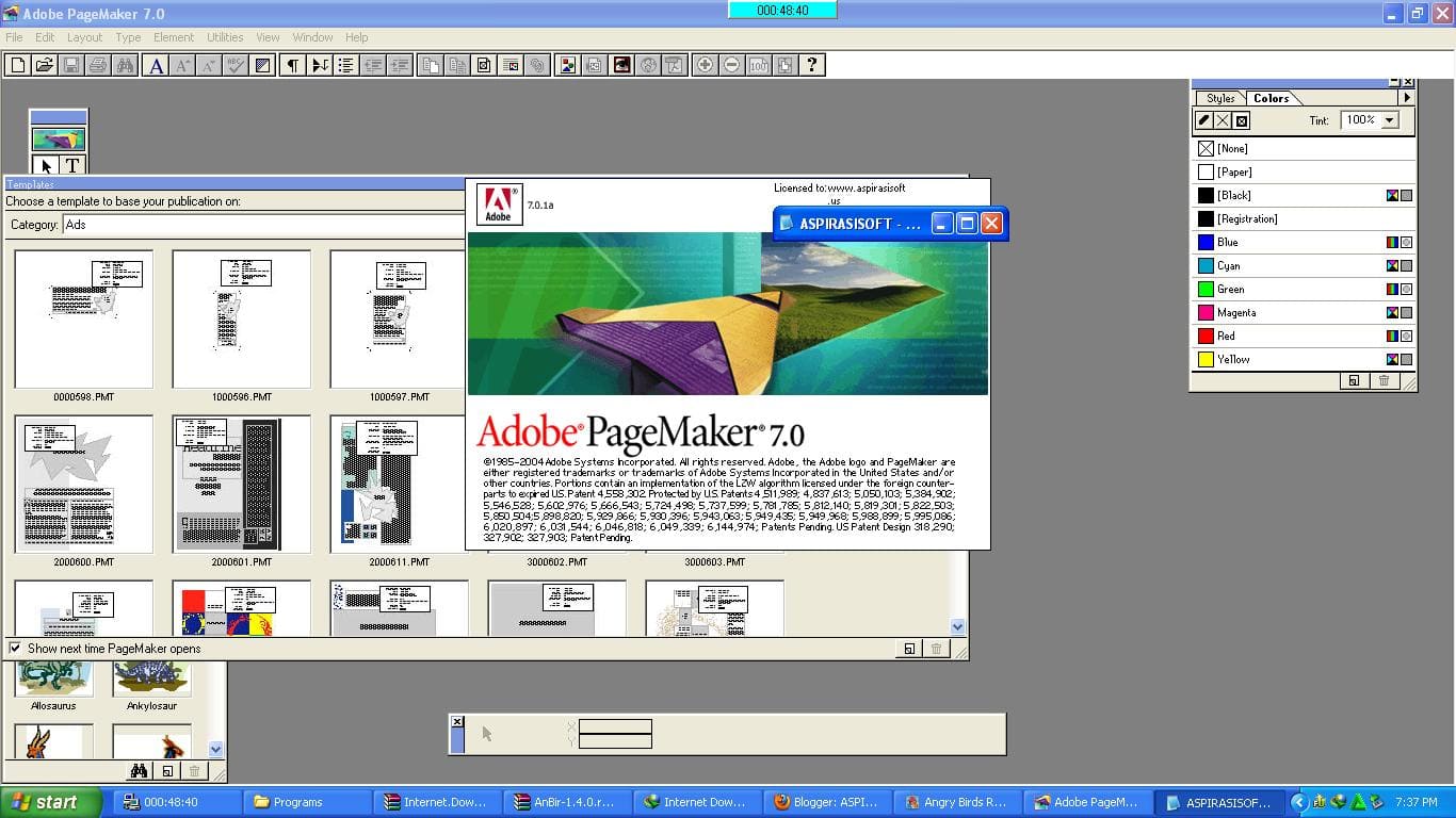 Pagemaker - aus den Anfangstagen des DTP