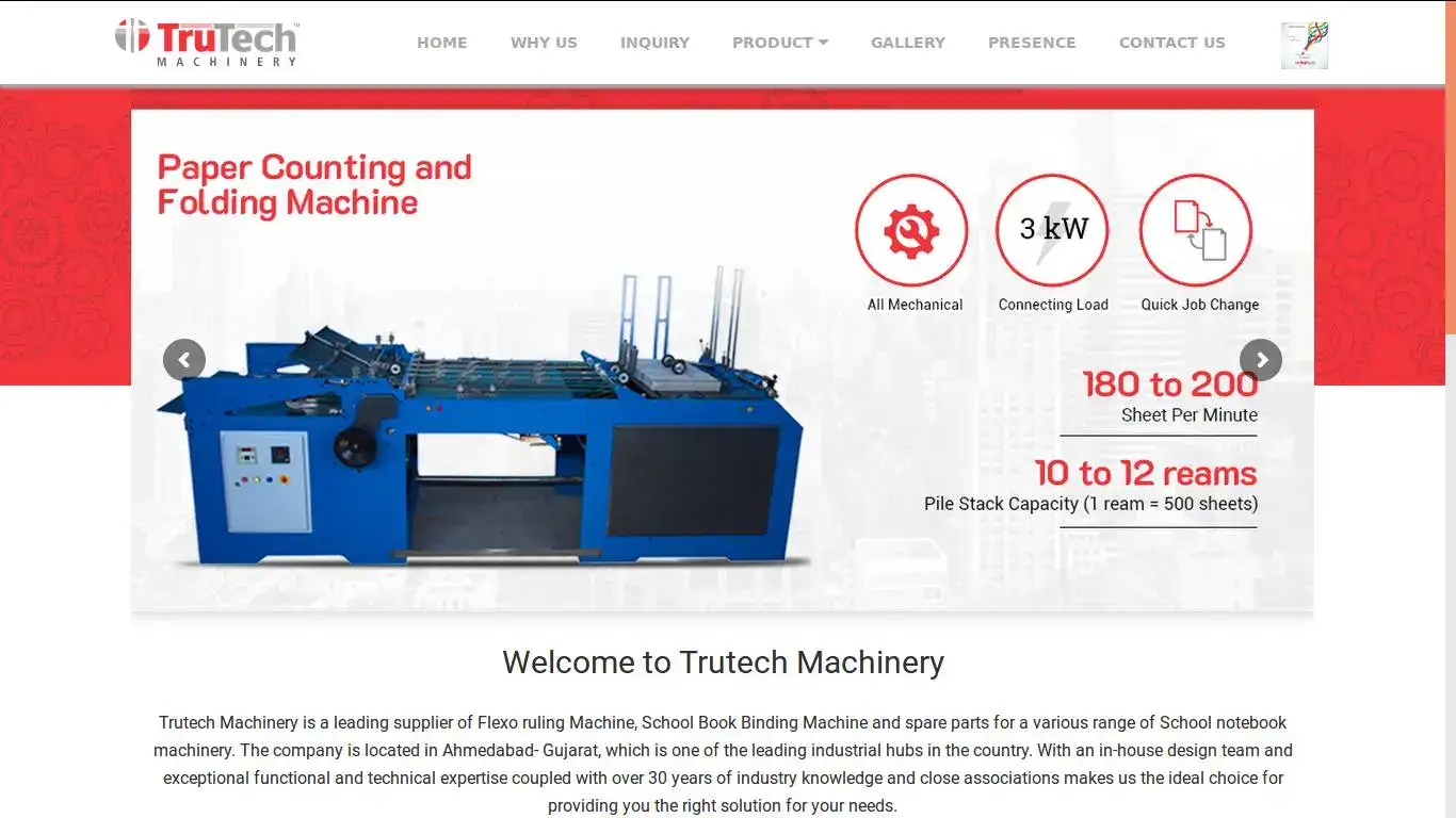 TruTech Machinery Industrial Solutions – SMN Digital Consultancy