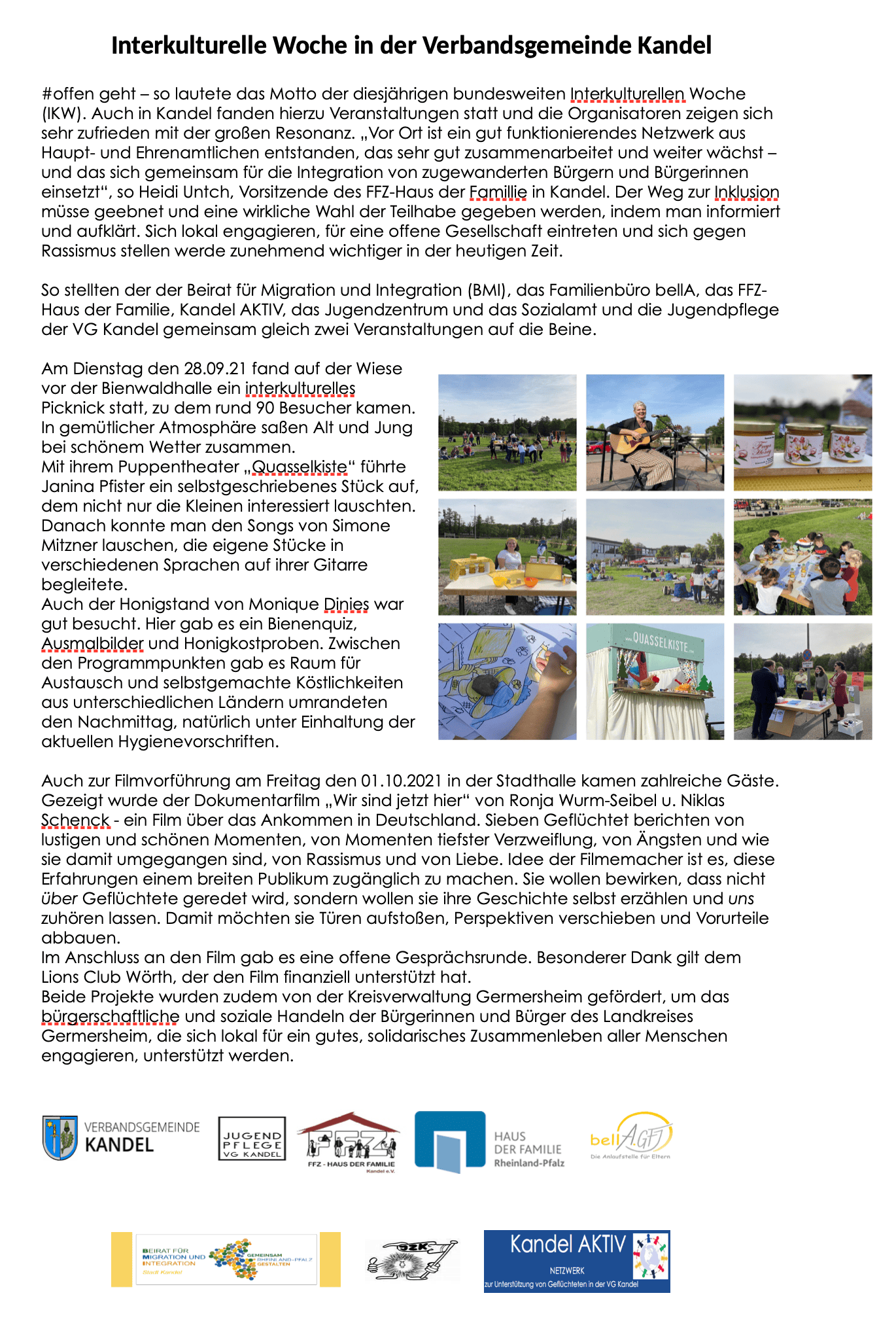 Interkulturelle Woche Bericht