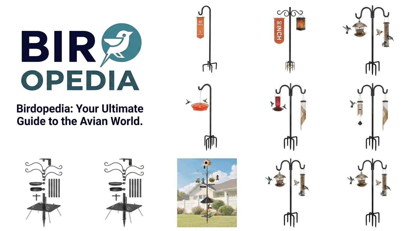 Bird Feeder Poles And Hangers