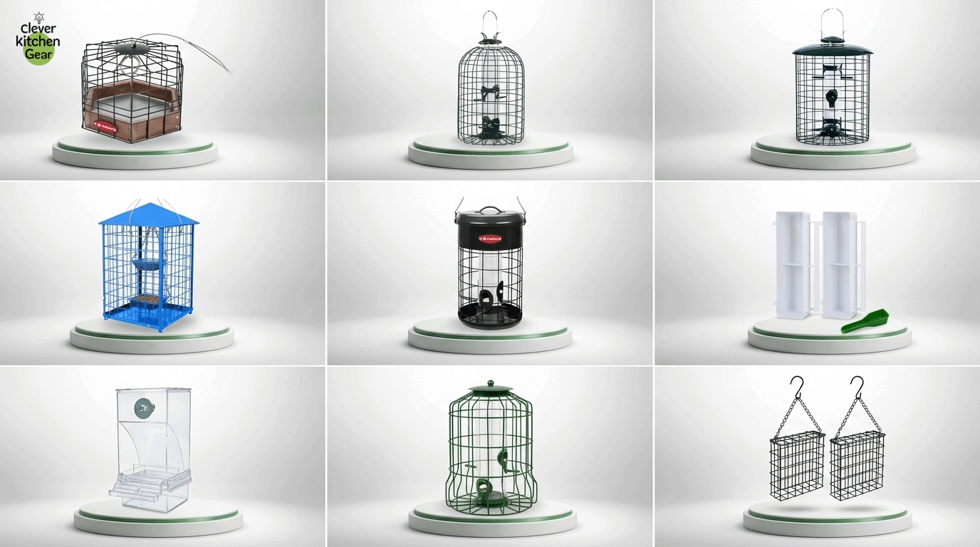Cage Bird Feeder Top Squirrel-Proof Options for Small Wildbirds