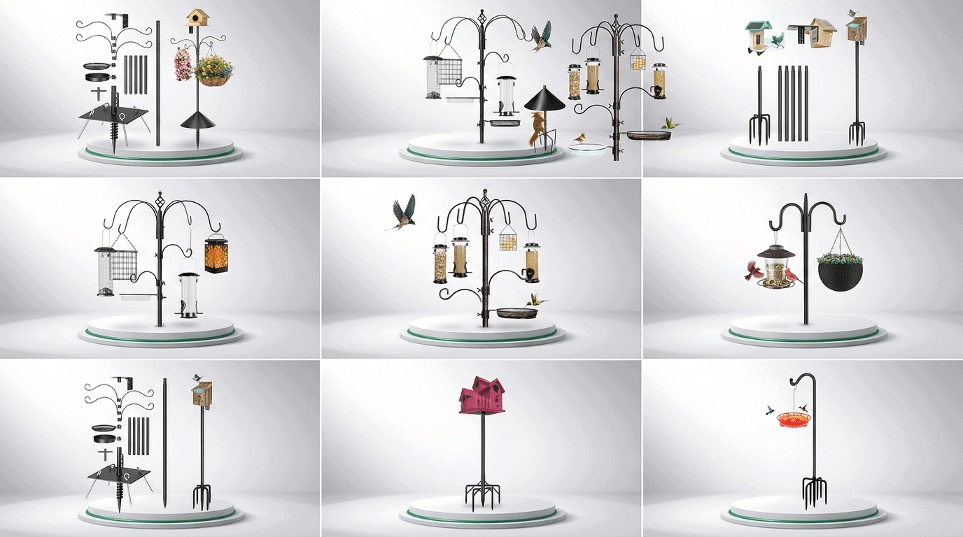 Heavy Duty Bird Feeder Pole