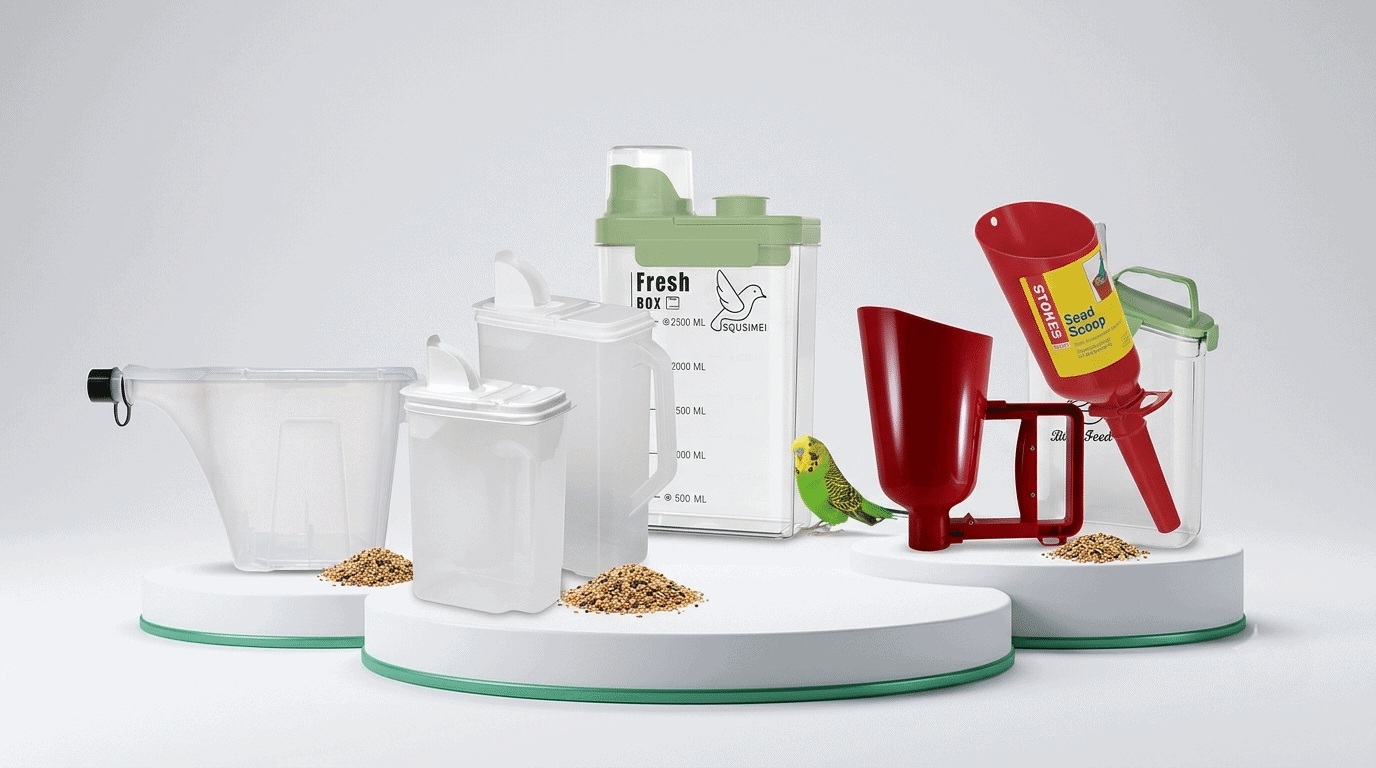 Bird Seed Dispenser: Easy Storage and Feeding Solutions