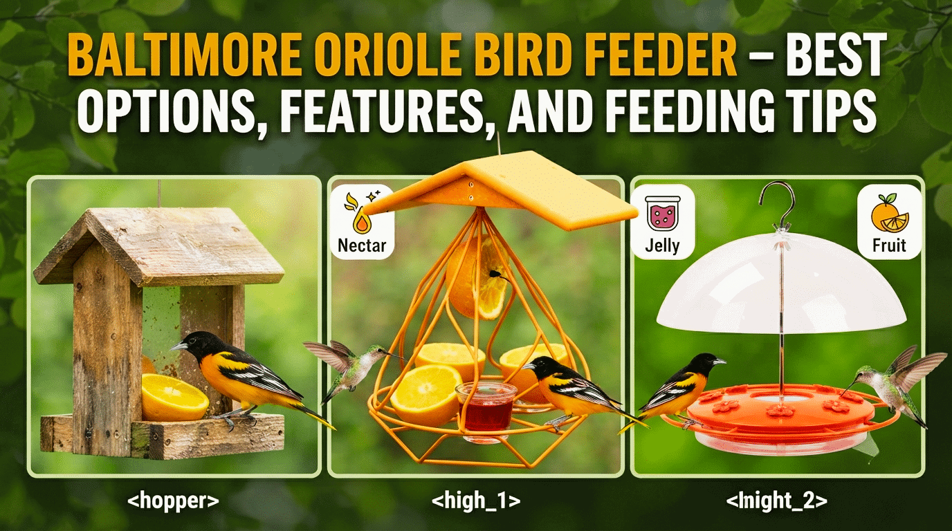 Baltimore Oriole Bird Feeder