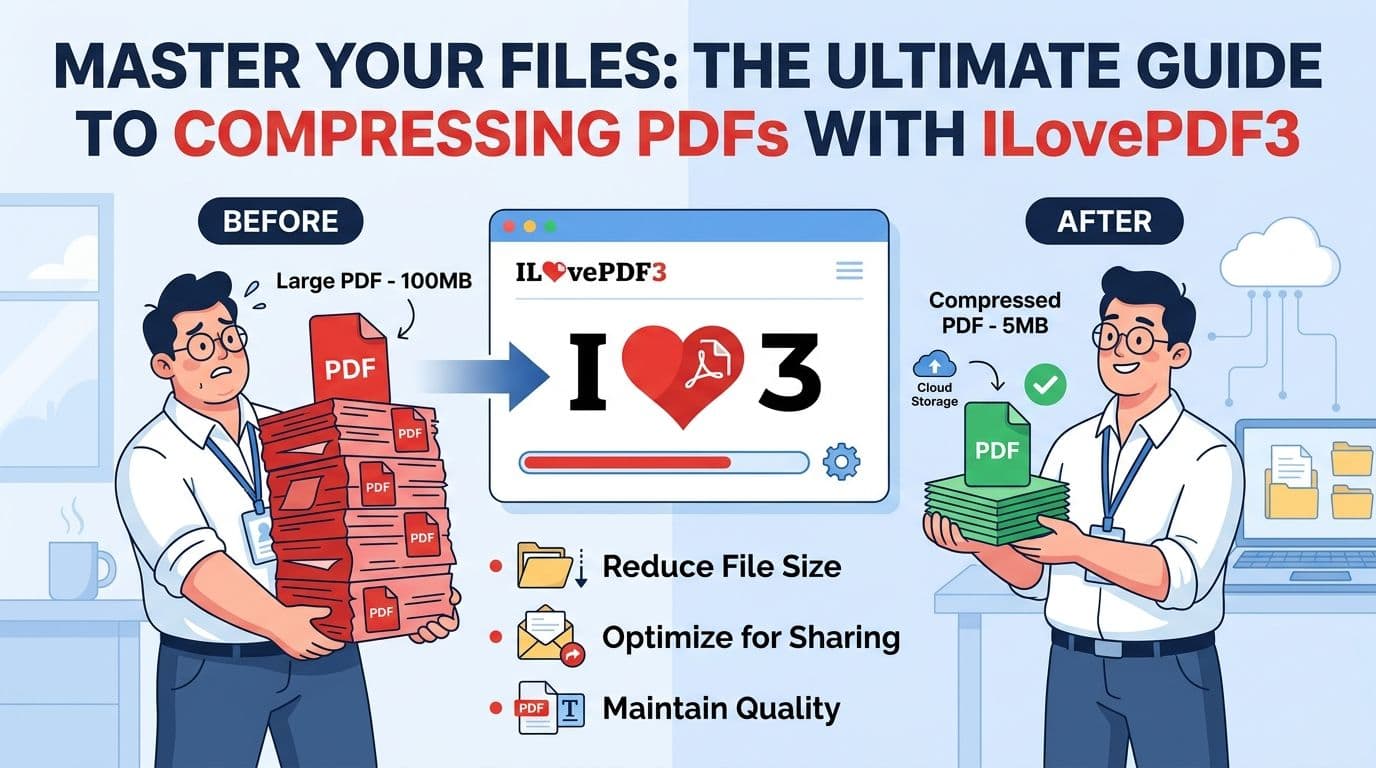 Master Your Files: The Ultimate Guide to Compressing PDFs with ILovePDF3