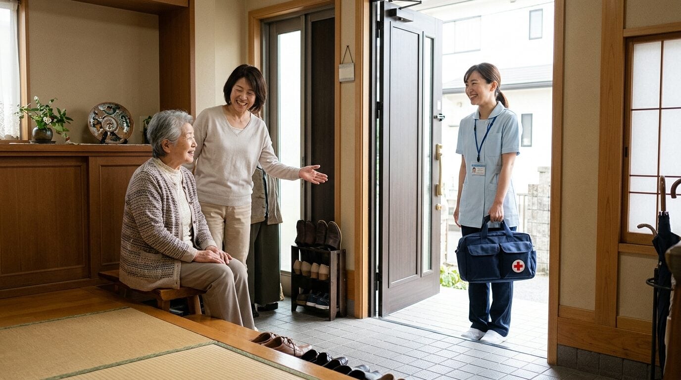 看護師が訪問