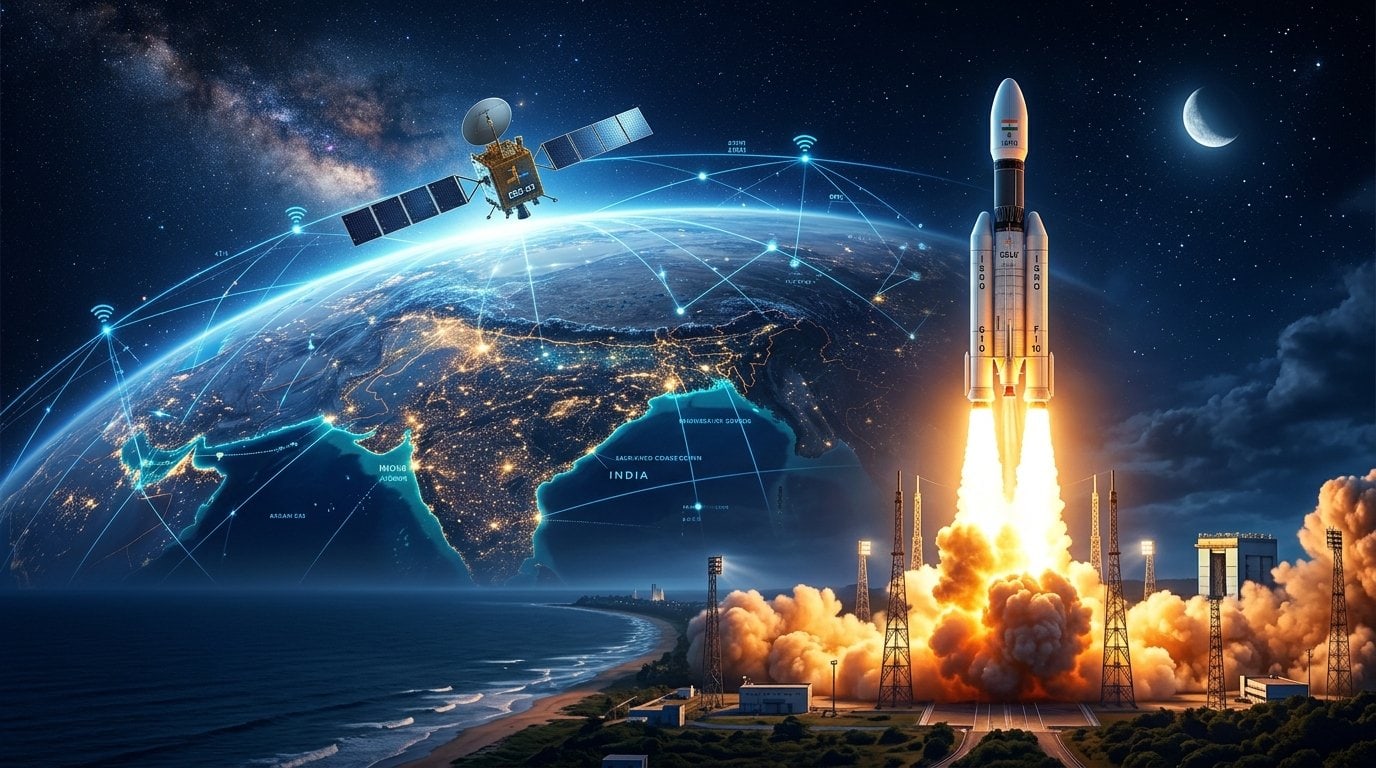ISRO NVS-03 NavIC navigation satellite launch from Sriharikota