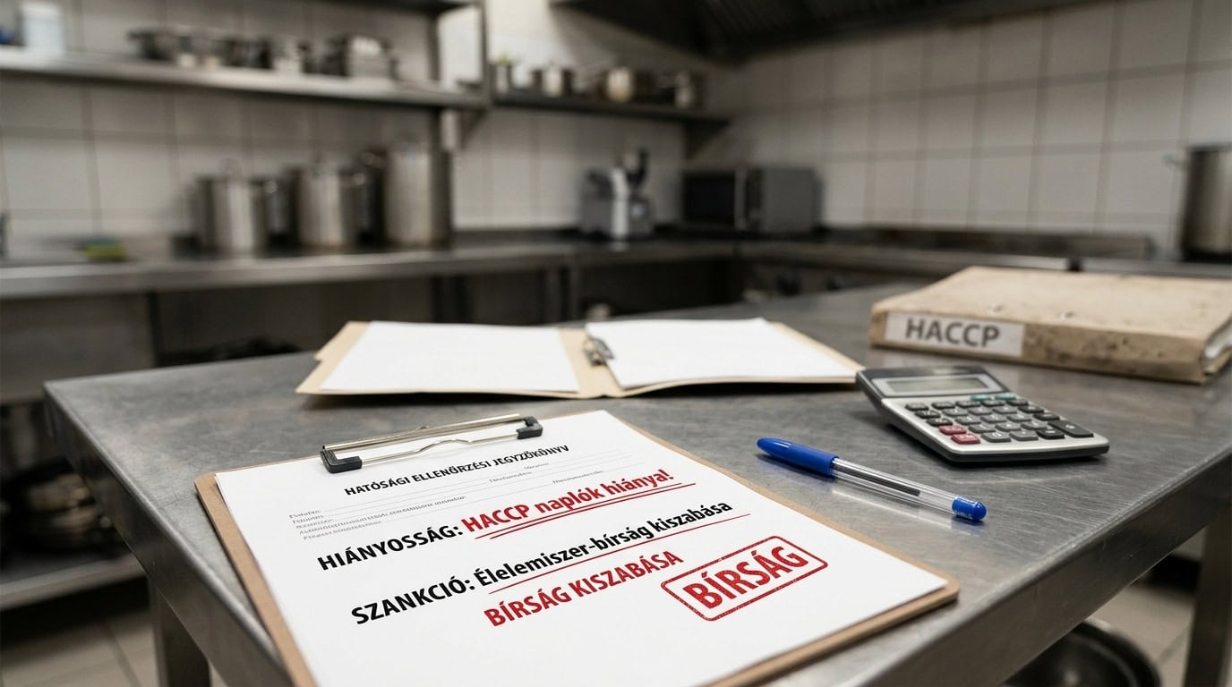 HACCP-napló vezetése konyhában