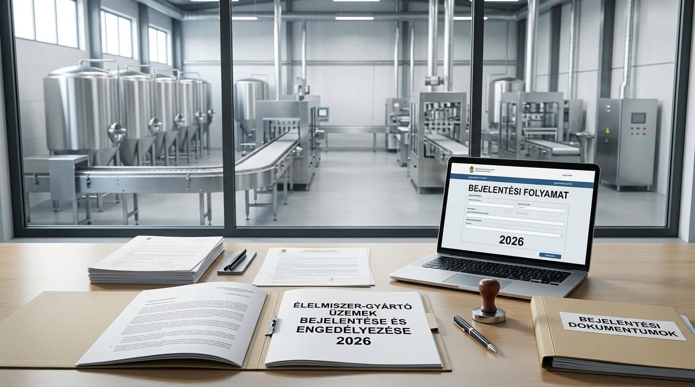 Élelmiszer-gyártó üzem bejelentése 2026