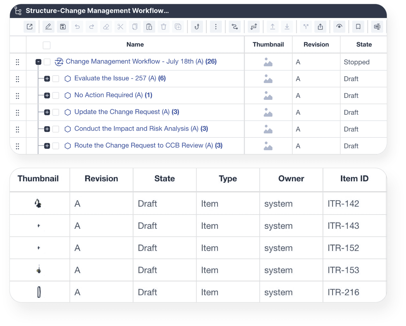 Workflow automation with with Nora IPLM
