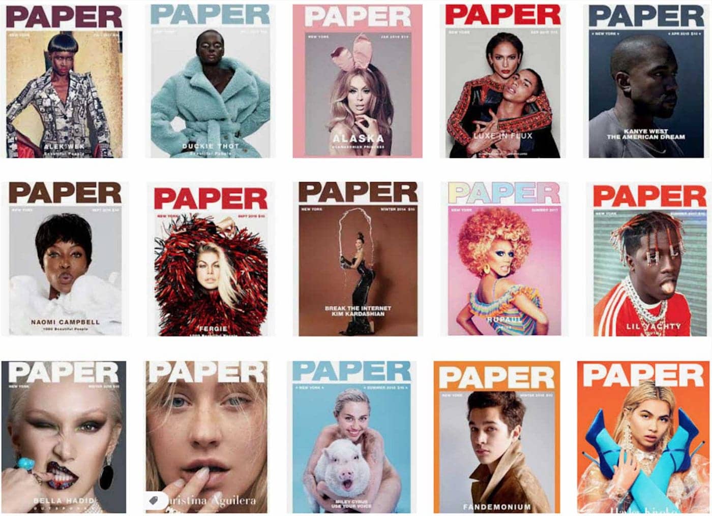 paper magazine covers