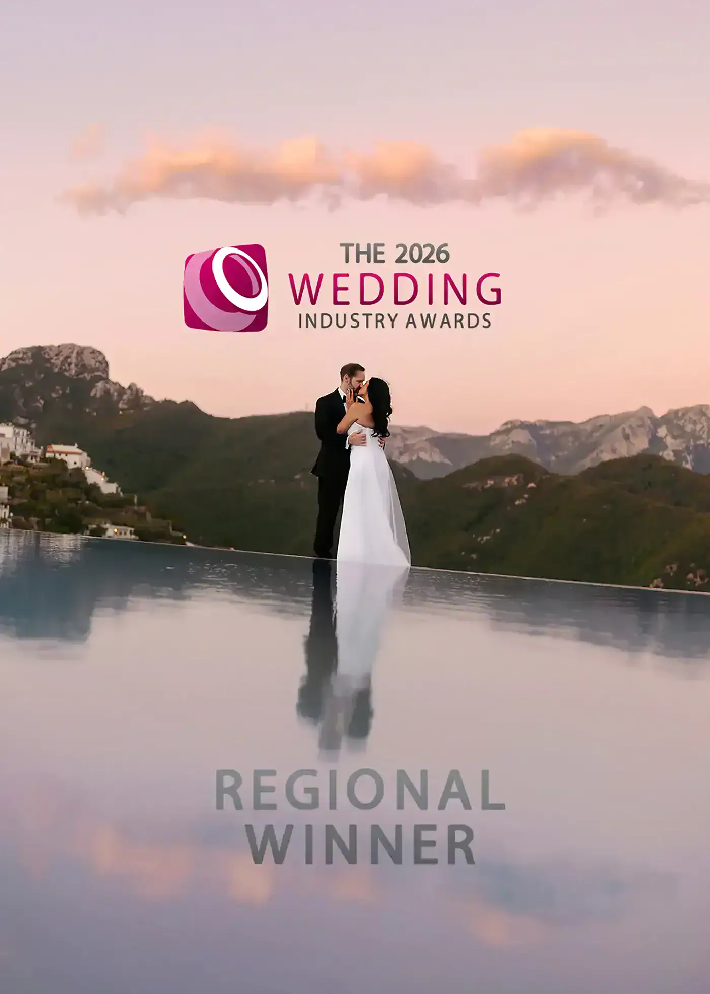 Certificate for winner of the wedding industry awards in photography