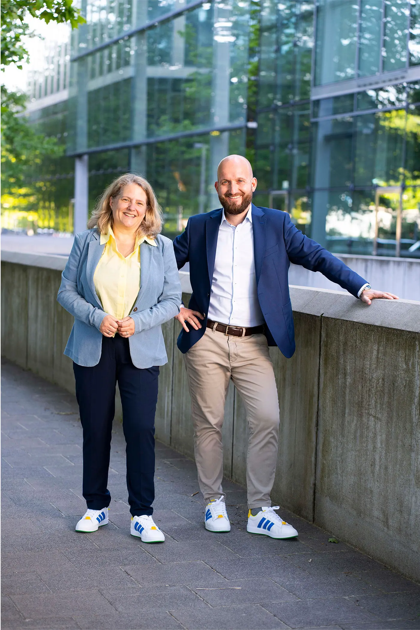 Alex und Martin von LEWE draussen