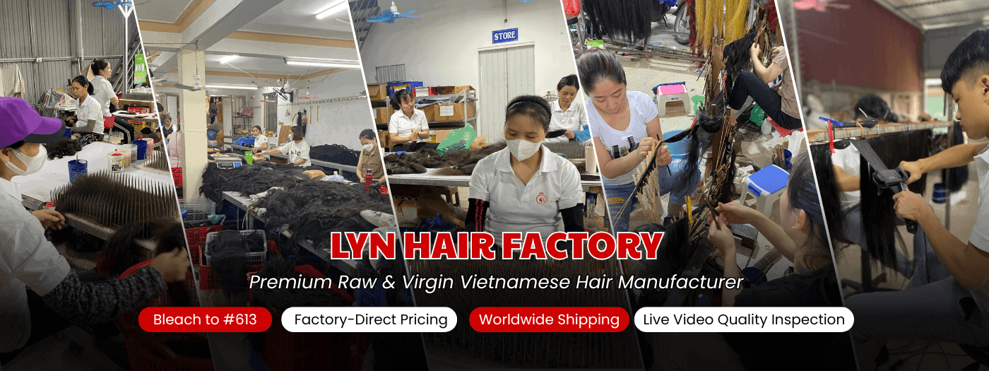 High quality Vietnamese Raw Hair and Virgin Hair Manufacturer