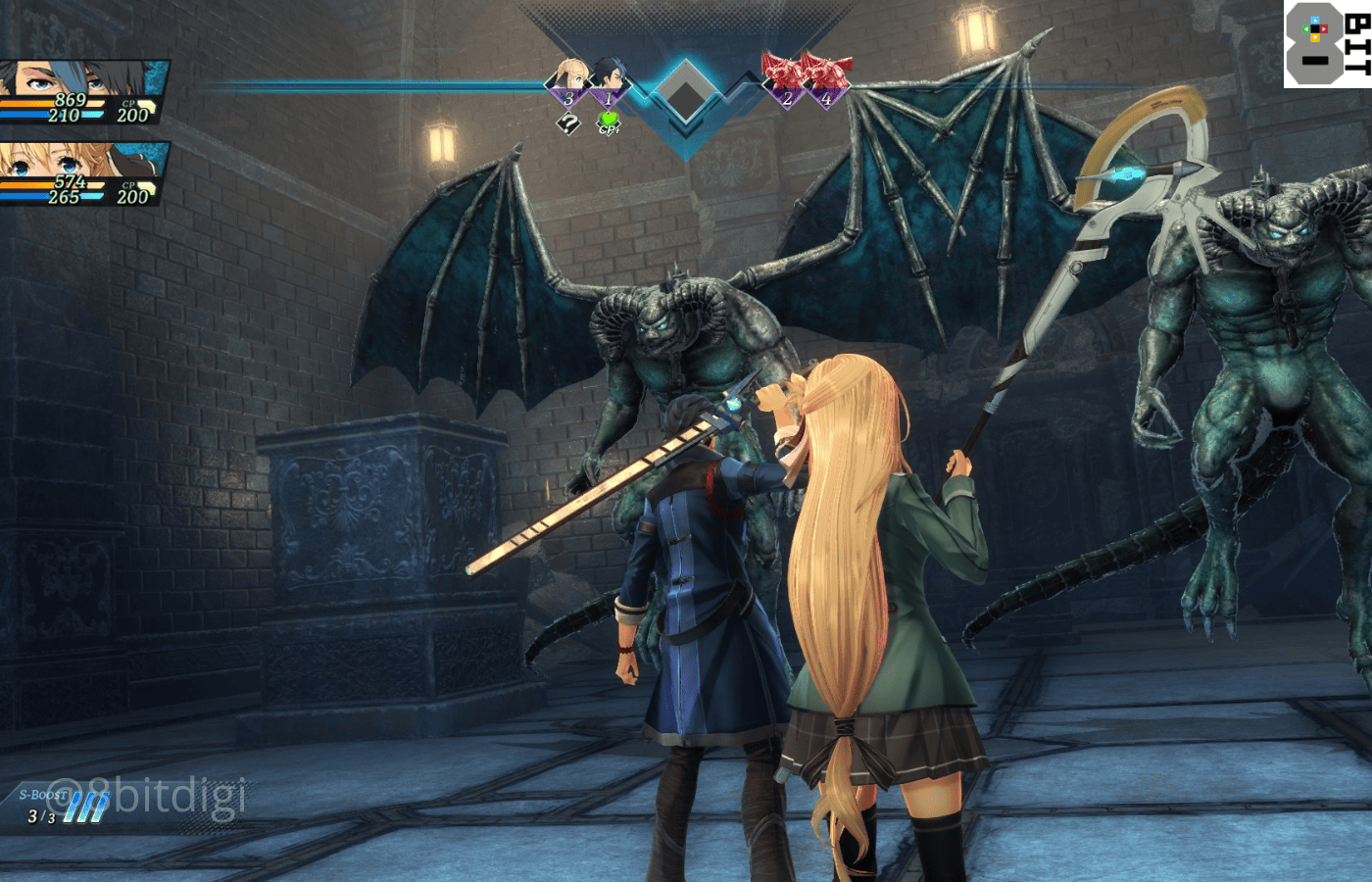Boss battle in The Legend of Heroes: Trails Through Daybreak. Review by Stan Rezaee of 8Bit/Digi. 8Bit/Digi is an independent news outlet that provides insight into the video game and fandom community of the San Francisco Bay Area.