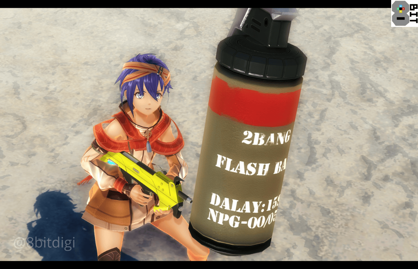Feri Al-Fayed about to be hit by a flash bang in in The Legend of Heroes: Trails Through Daybreak. Review by Stan Rezaee of 8Bit/Digi. 8Bit/Digi is an independent news outlet that provides insight into the video game and fandom community of the San Francisco Bay Area.