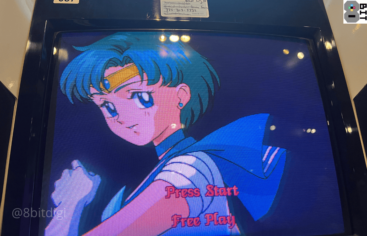 Pretty Solider Sailor Moon was among the arcade games at California Extreme 2024. By Stan Rezaee of 8Bit/Digi, an independent news outlet that provides insight into the video game and fandom community of the San Francisco Bay Area. Photo by Stan Rezaee.