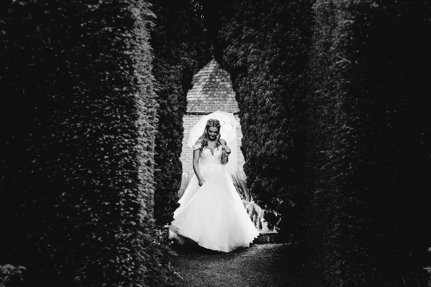 abbeywood estate cheshire bridal portraits in the gardens