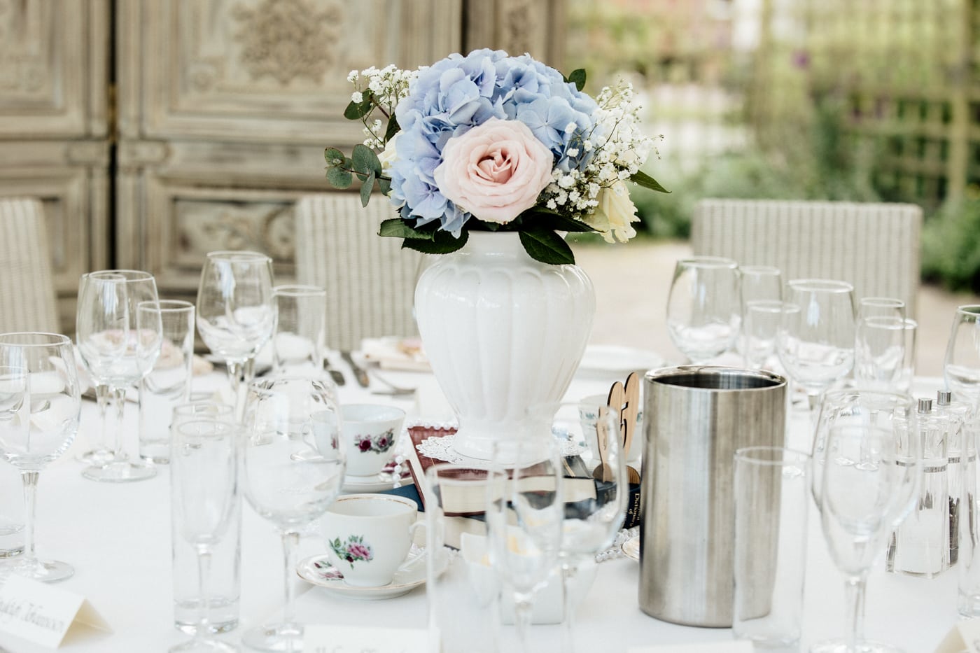 abbeywood estate outdoor wedding ceremony in cheshire