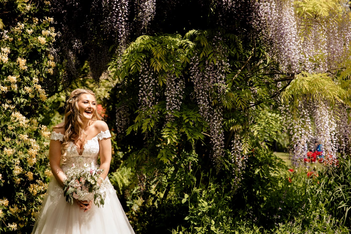 abbeywood estate outdoor wedding ceremony in cheshire
