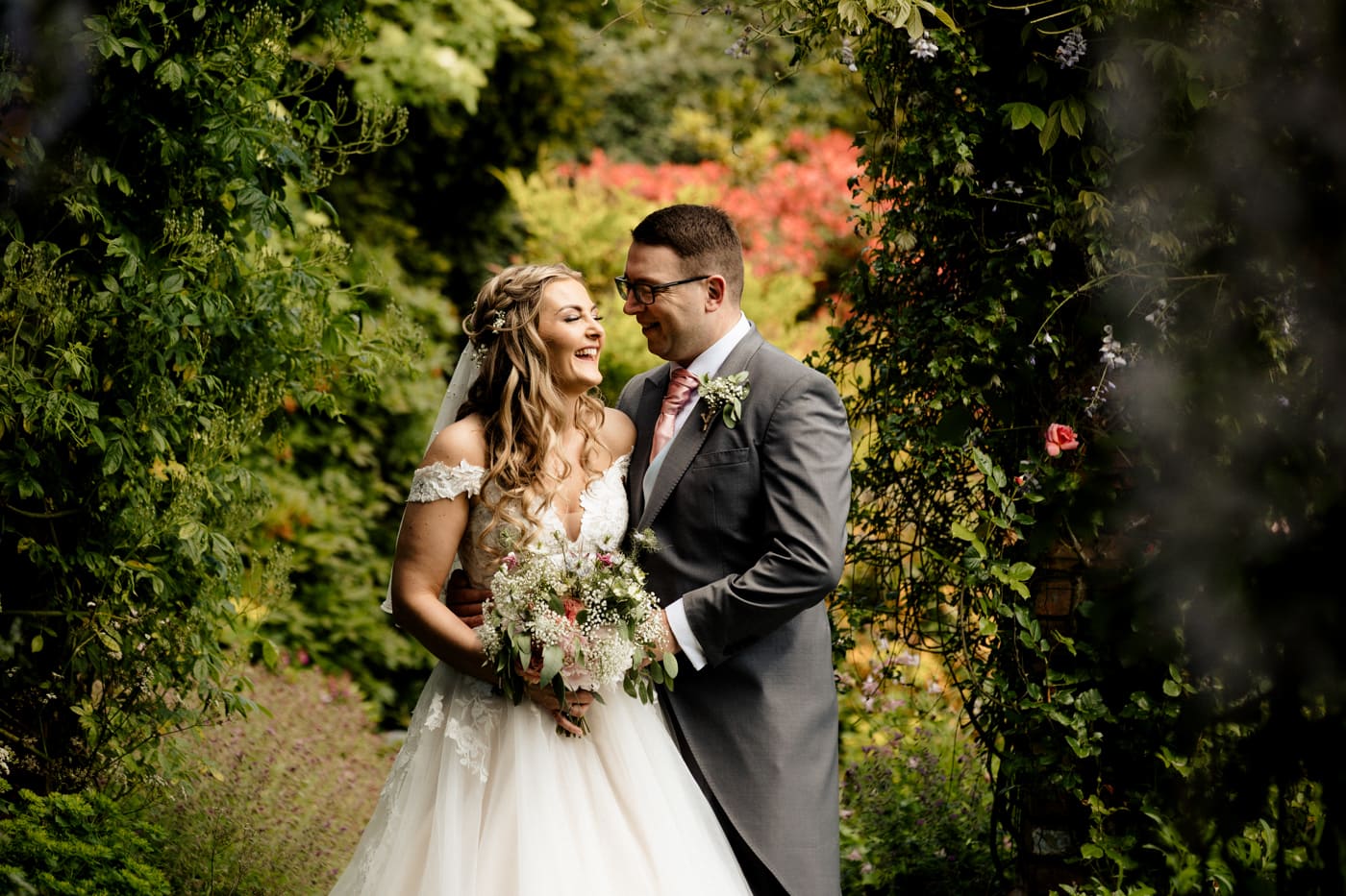 abbeywood estate outdoor wedding ceremony in cheshire