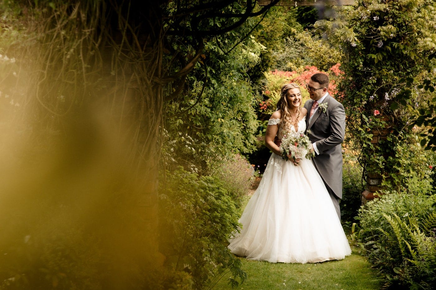 abbeywood estate outdoor wedding ceremony in cheshire