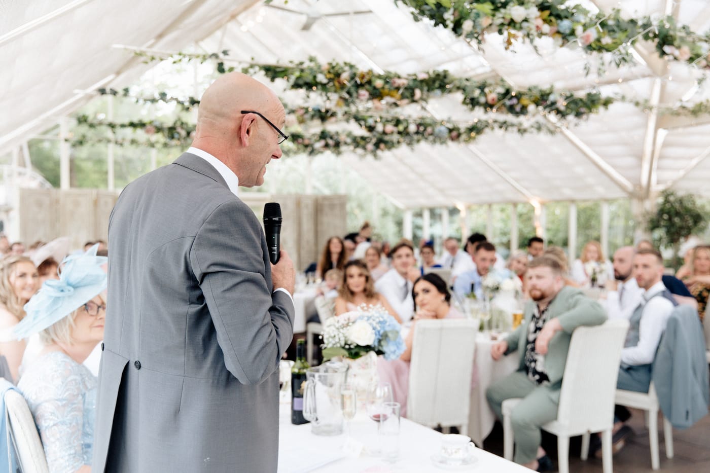 abbeywood estate outdoor wedding ceremony in cheshire