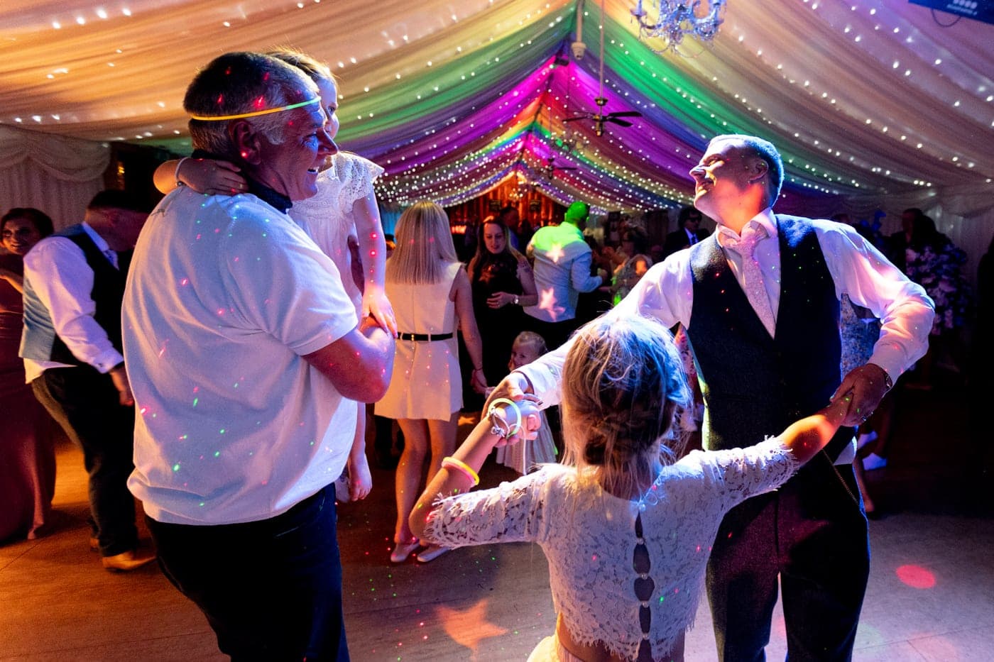 1st dance and party at a wedding at heaton house farm in cheshire